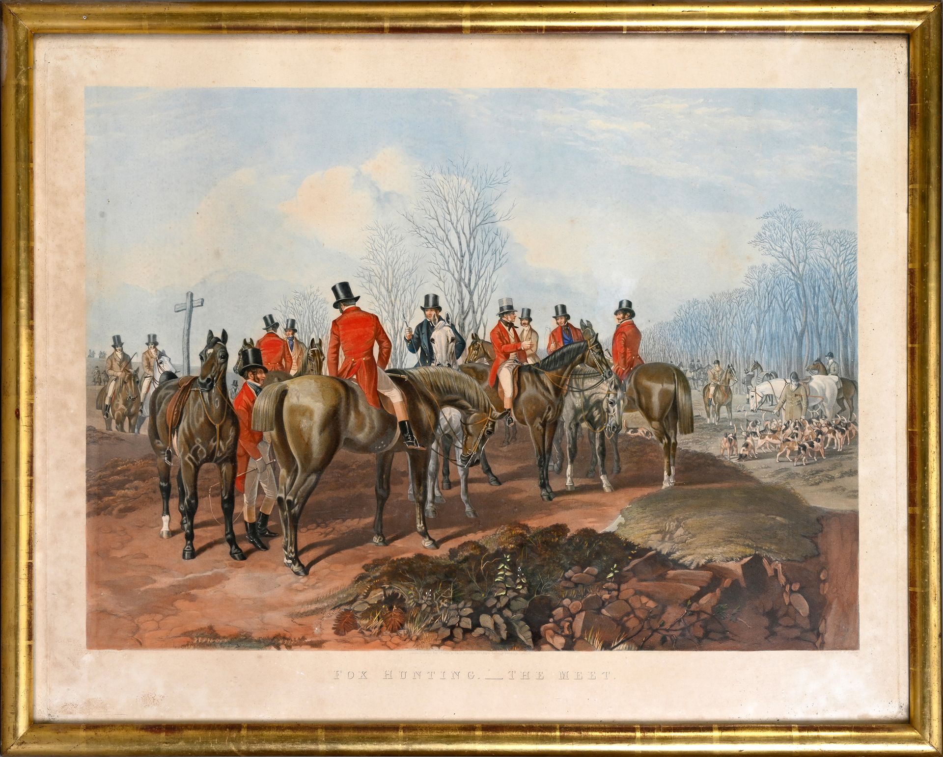 Sheldon Williams (XIXe) Mattina di caccia
Litografia a colori
48 x 73 cm
