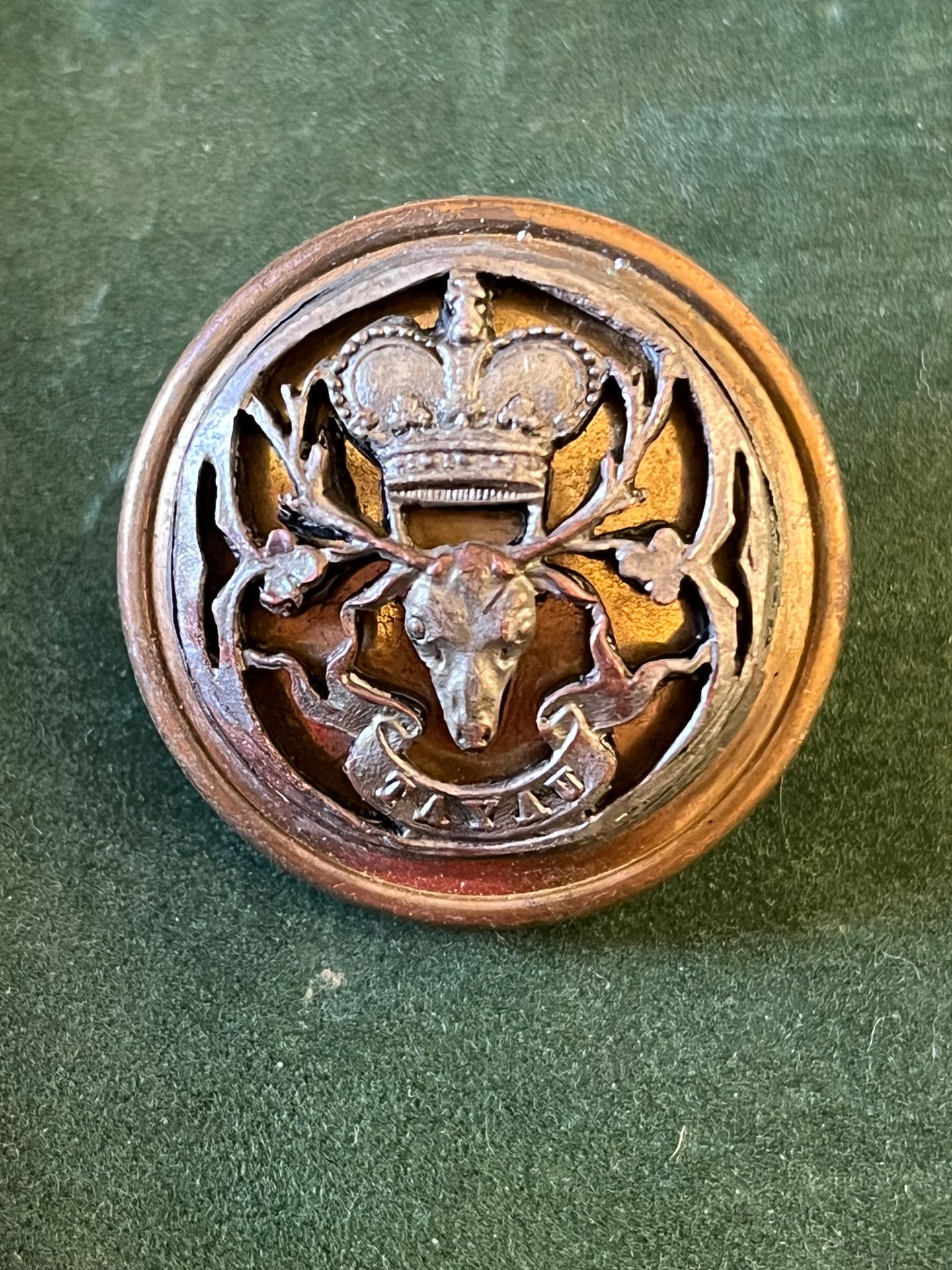 Null Botón de la tripulación del Príncipe de Wagram (1806-1870)