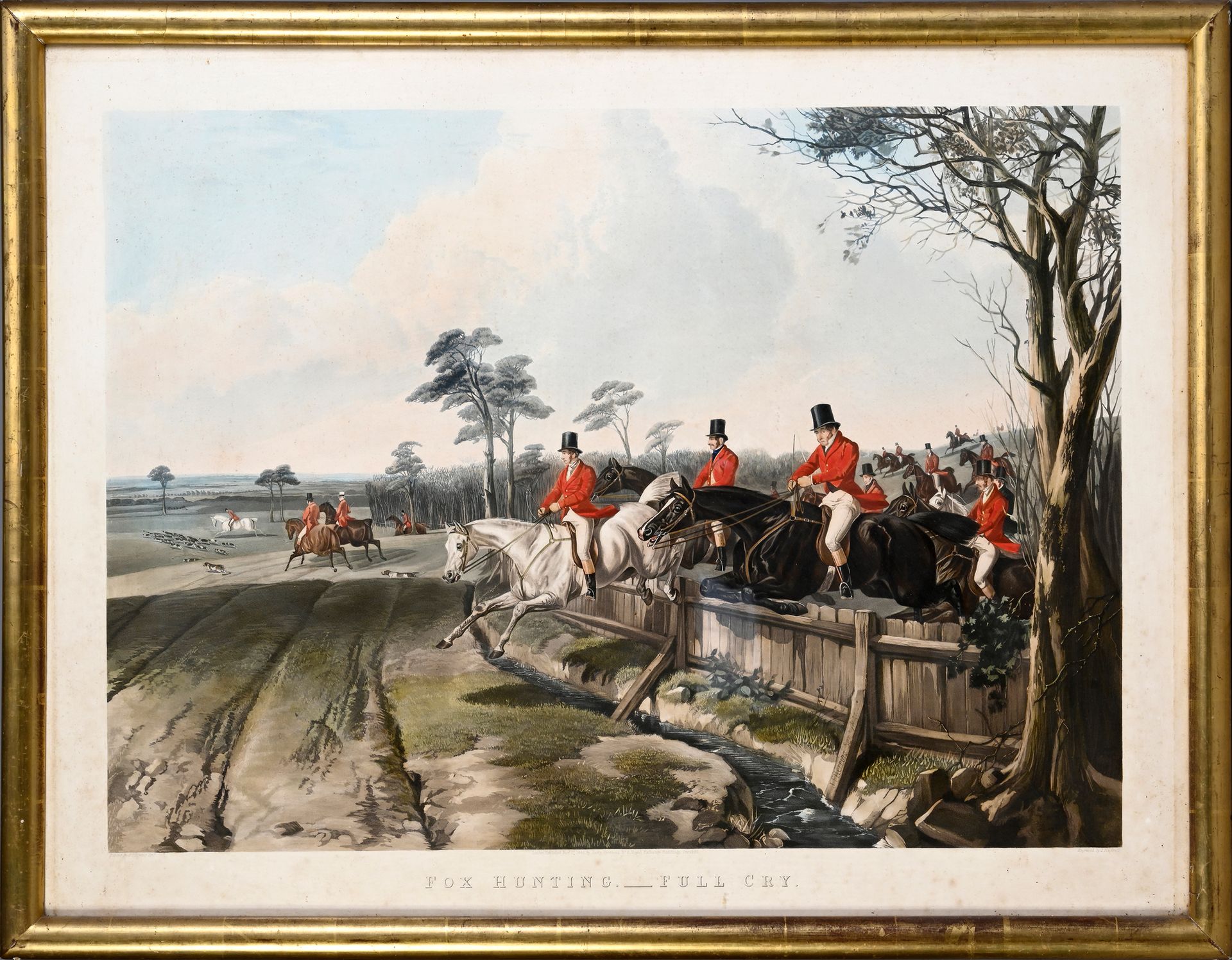 John Frederick Herring (1795-1865) 狩猎场景
三幅彩色石板画
50 x 73厘米
