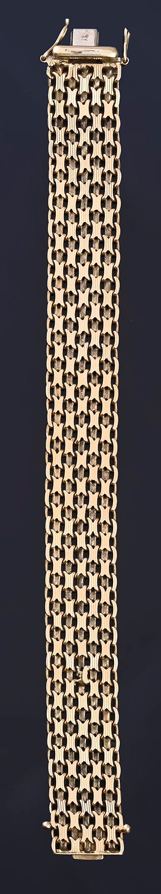 Null Pulsera de cinta en oro de 18 quilates (750º), formada por una malla articu&hellip;