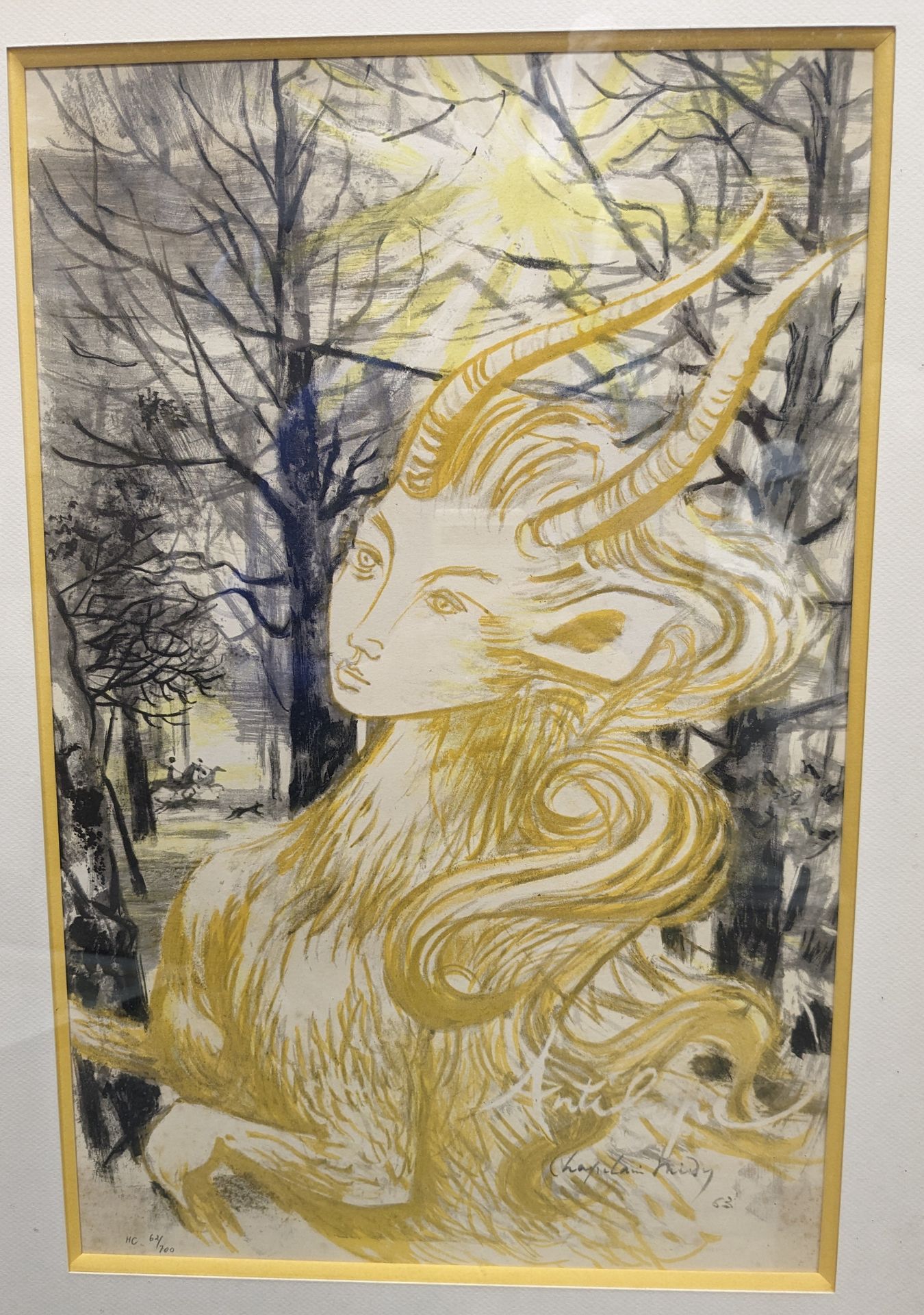 Null Chapelain Midy
Affiche lithographique 427/3000
L'Antilope du succès 1963