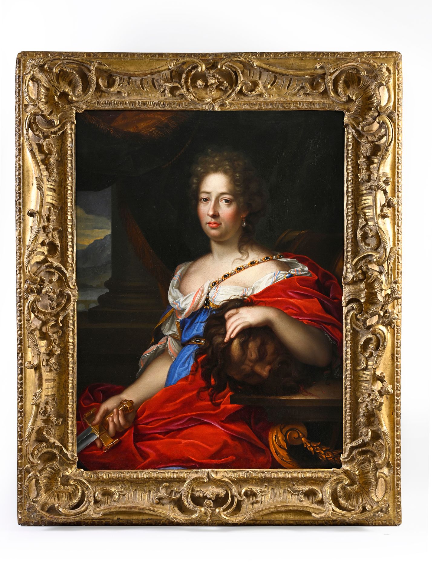 Gabriel REVEL (Château-Thierry 1643 - 1712 Dijon) Portrait en Judith, présumé de&hellip;
