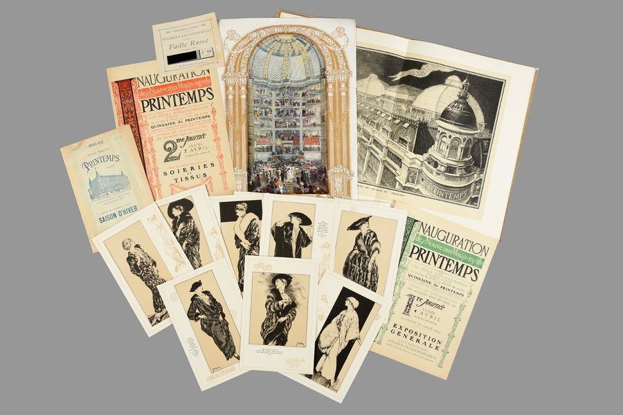 Null Grands magasins du Printemps, réunion de six catalogues commerciaux, 1891-1&hellip;