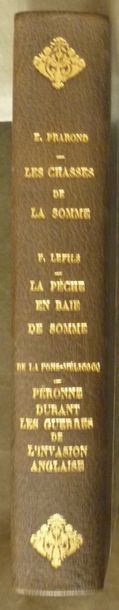 Null Ens. De 2 volumes de chasse et Picardie - PRAROND.
Les chasses en baie de S&hellip;