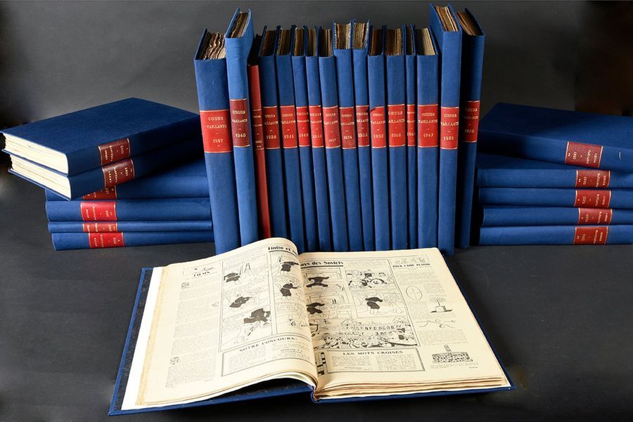 Null COEURS VAILLANTS. ANNEES COMPLETES 1950, 1951 (2 vol), 1952, 1953, 1954 (av&hellip;