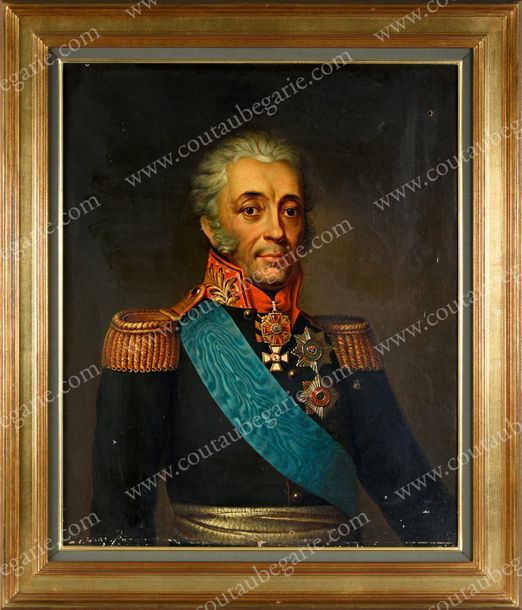 École RUSSE du XIXe siècle Portrait du prince Dimitri Ivanovitch
Lobanov-Rostovs&hellip;