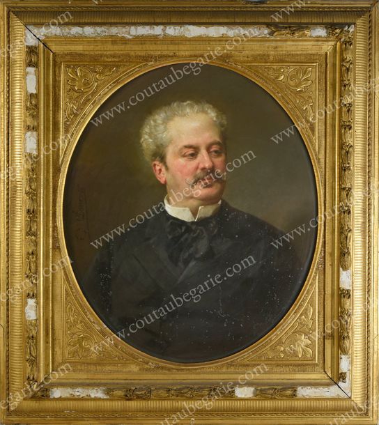 O'CONNELL FREDERIQUE (1823-1885) Portrait d'Adolphe Dupuis (1824-1891).
Pastel d&hellip;