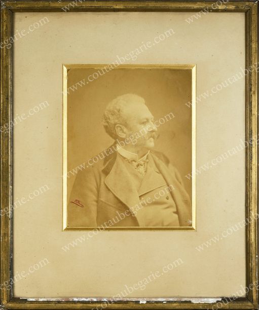 DUPUIS Adolphe (1824-1891) Portrait photographique signé Charles Bergamasco (183&hellip;