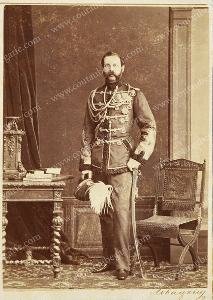 Null ALEXANDRE II, empereur de Russie (1818-1881).
Portrait photographique signé&hellip;