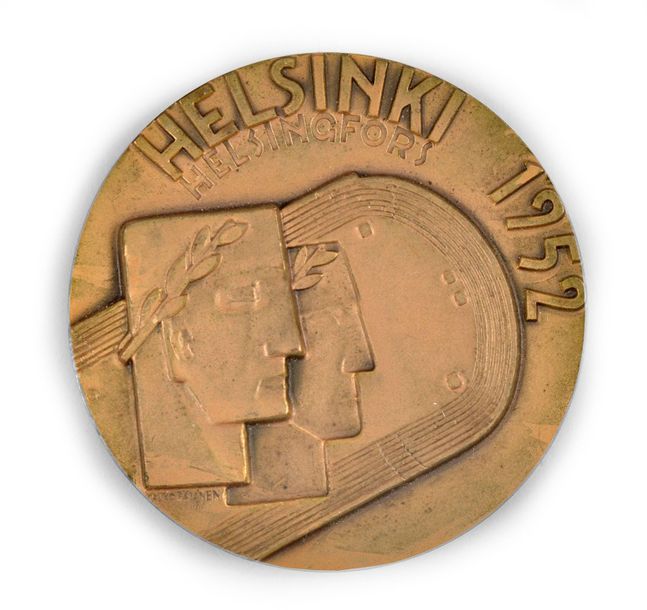 Null Médaille officielle de participant. En bronze par K.
Räsänen. Diamètre 54 m&hellip;