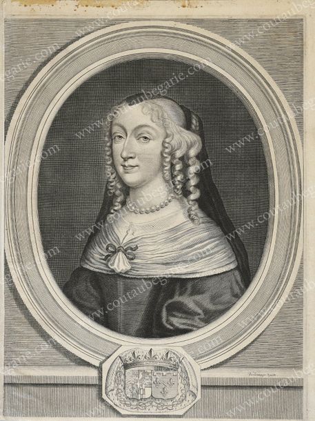 ECOLE FRANÇAISE DU MILIEU DU XVIIE SIÈCLE Portrait de la princesse Marie d'Orléa&hellip;