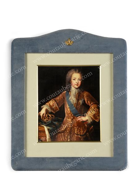 Null LOUIS XV, roi de France (1715-1774).
Reproduction couleur du portrait réali&hellip;