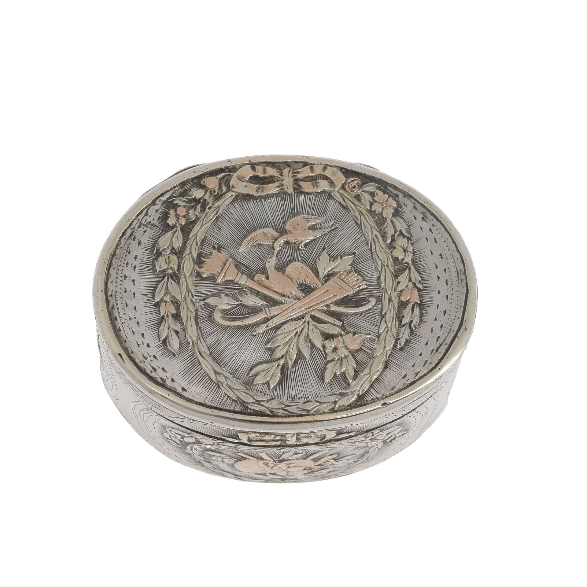 Null OVAL SNUFFBOX

In silver and vermeil, decorated with cartouches of country &hellip;