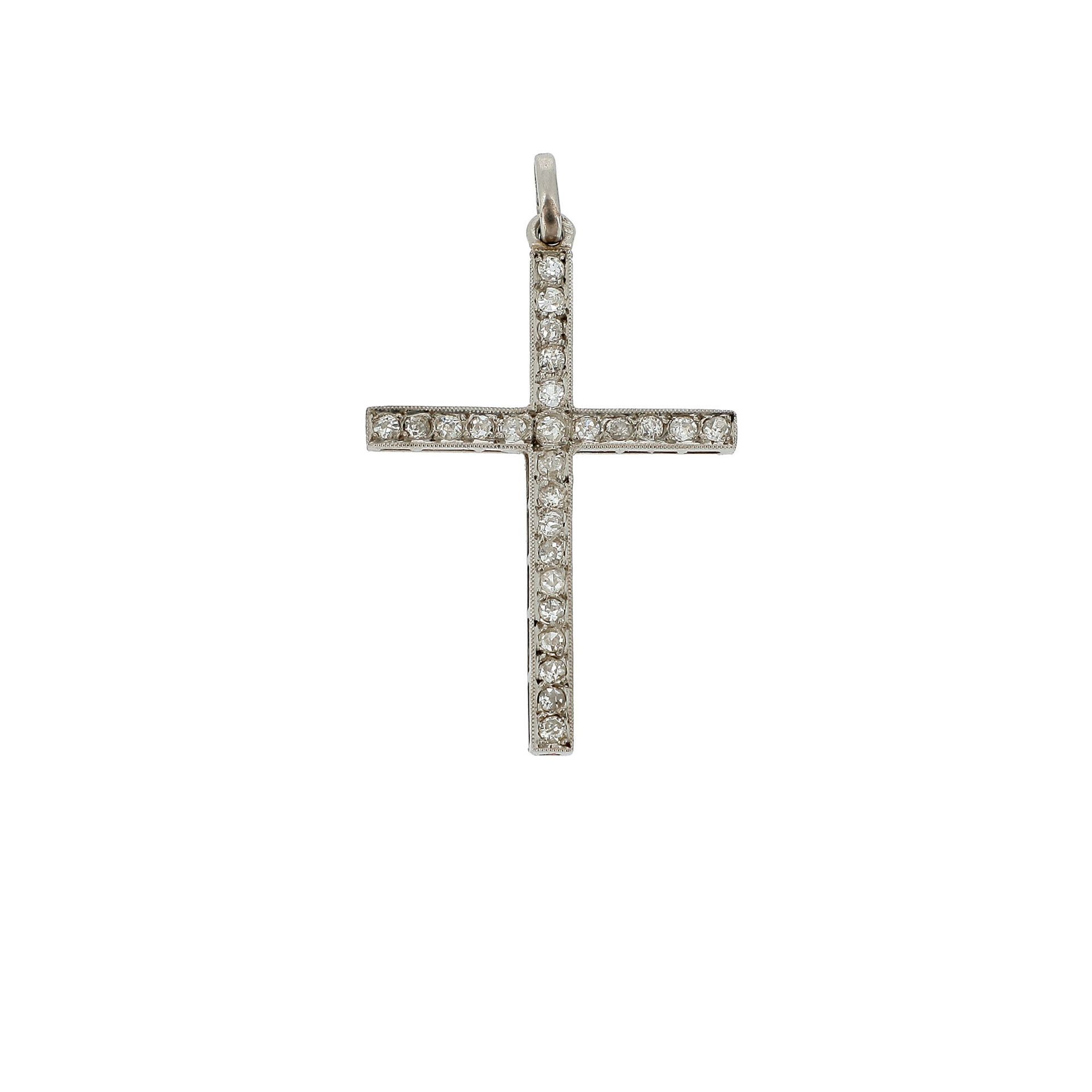 Null 十字吊坠

铂金材质，镶有钻石。 

一个钻石和铂金十字架吊坠。



RC :

尺寸：3.5 x 2.2厘米左右。

重量：1.9克（Pt - 9&hellip;