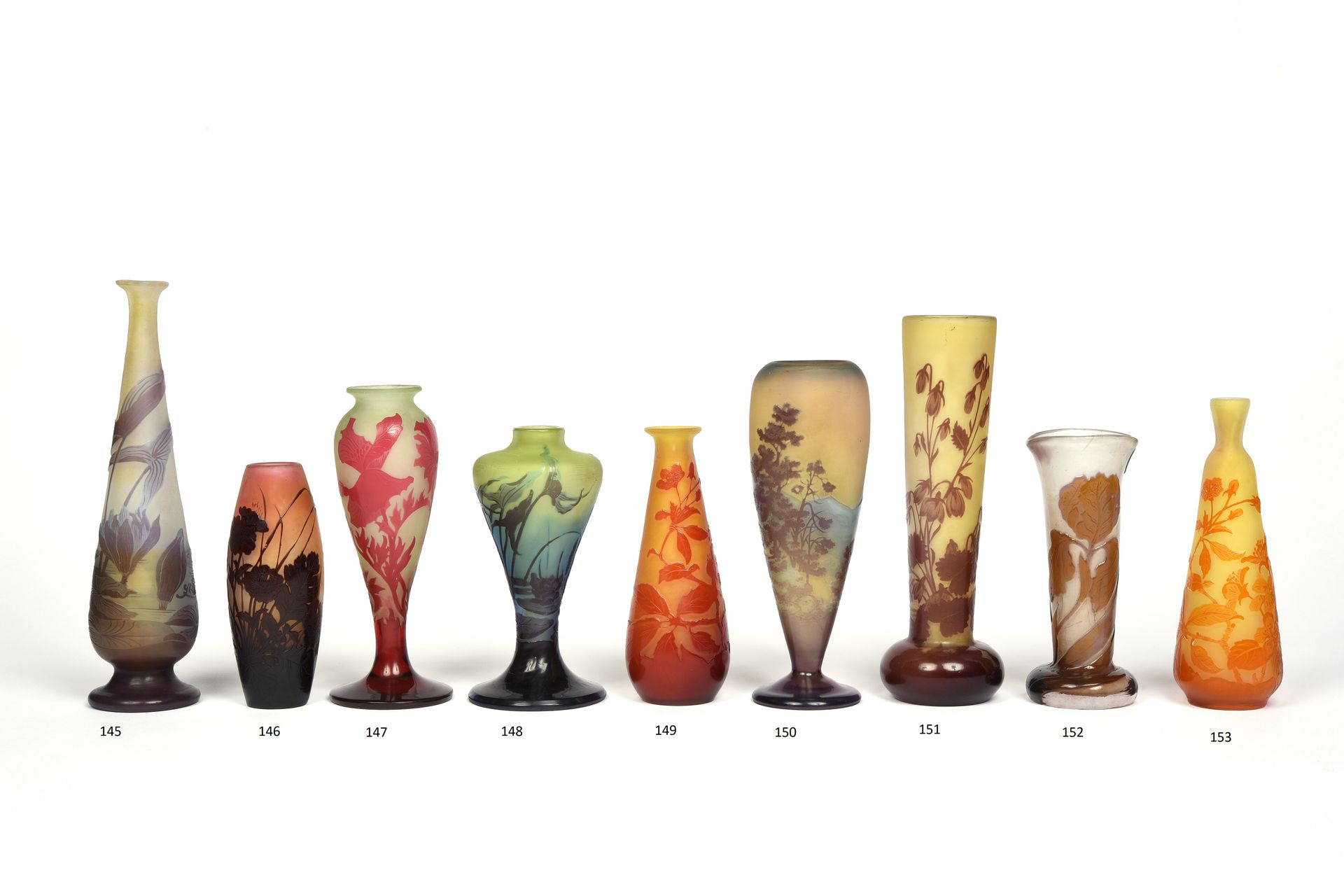 Null ÉMILE GALLÉ (1846-1904)

Un vaso soliflore in vetro multistrato inciso con &hellip;