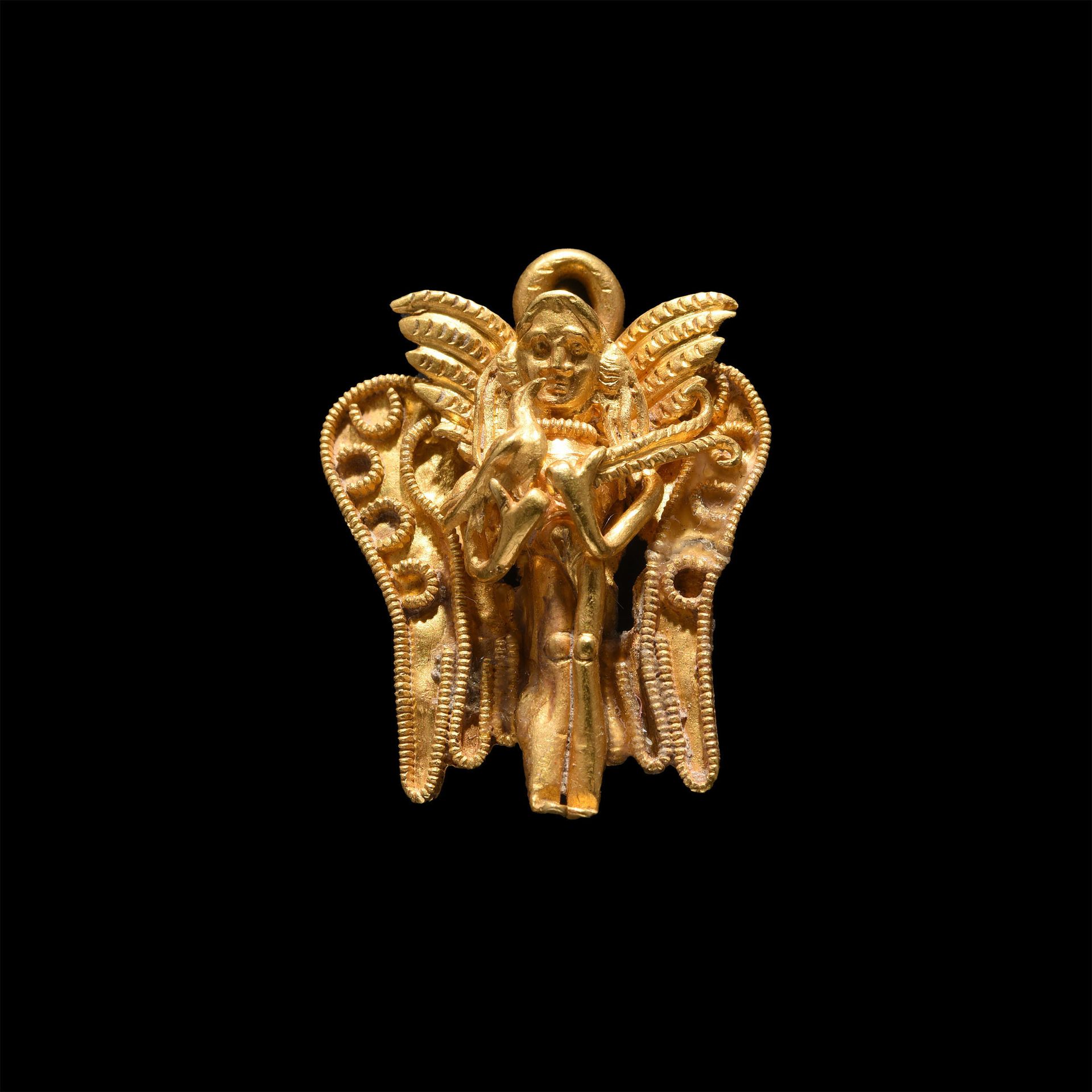 Null PENDENTIF

Östliches Mittelmeer, 1. Jahrtausend n. Chr.

Anhänger aus Gold,&hellip;