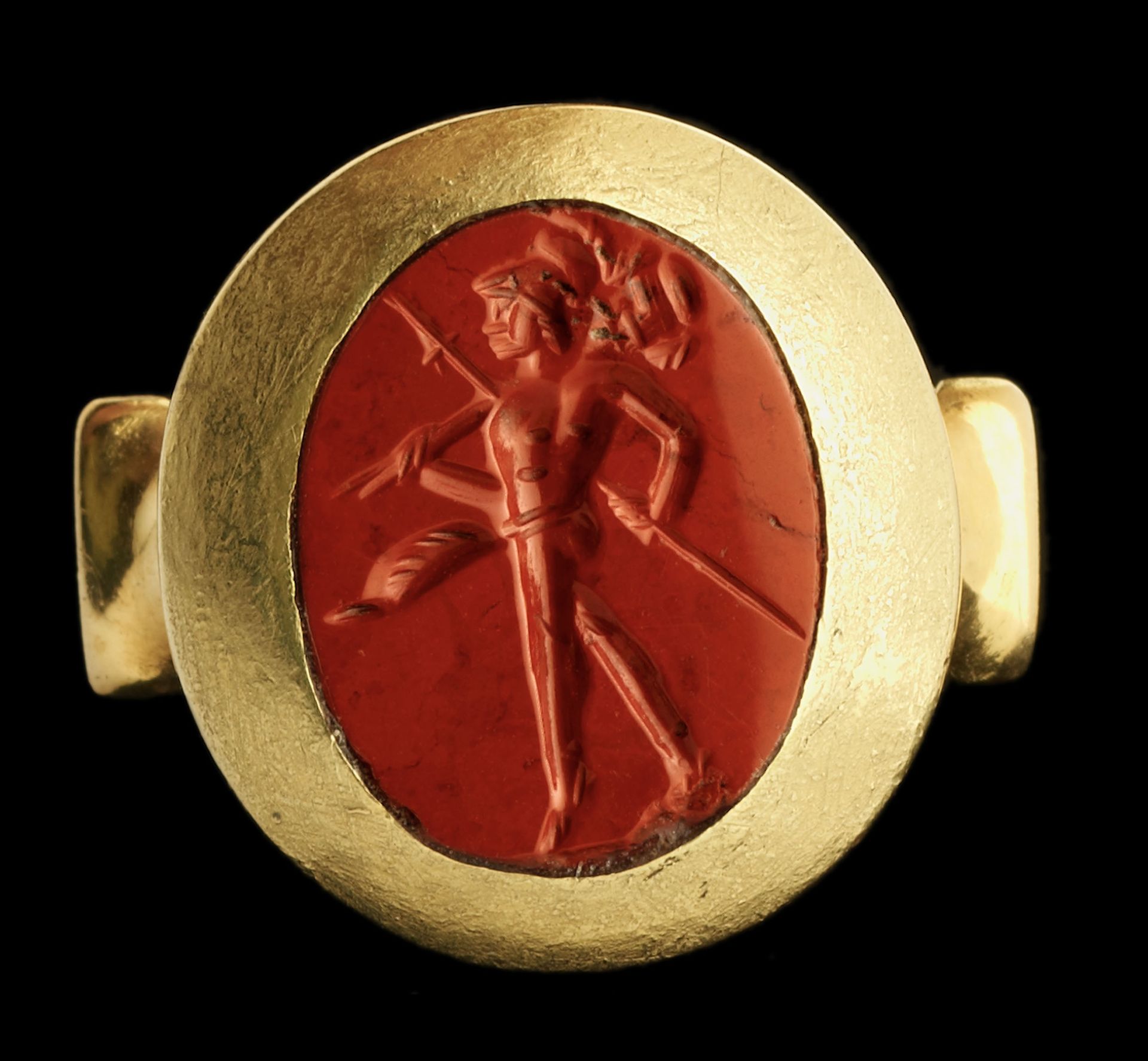 Null RING

Römische Kunst, 2. Jahrhundert.

Jahrhundert. Aus modernem Gold, bese&hellip;