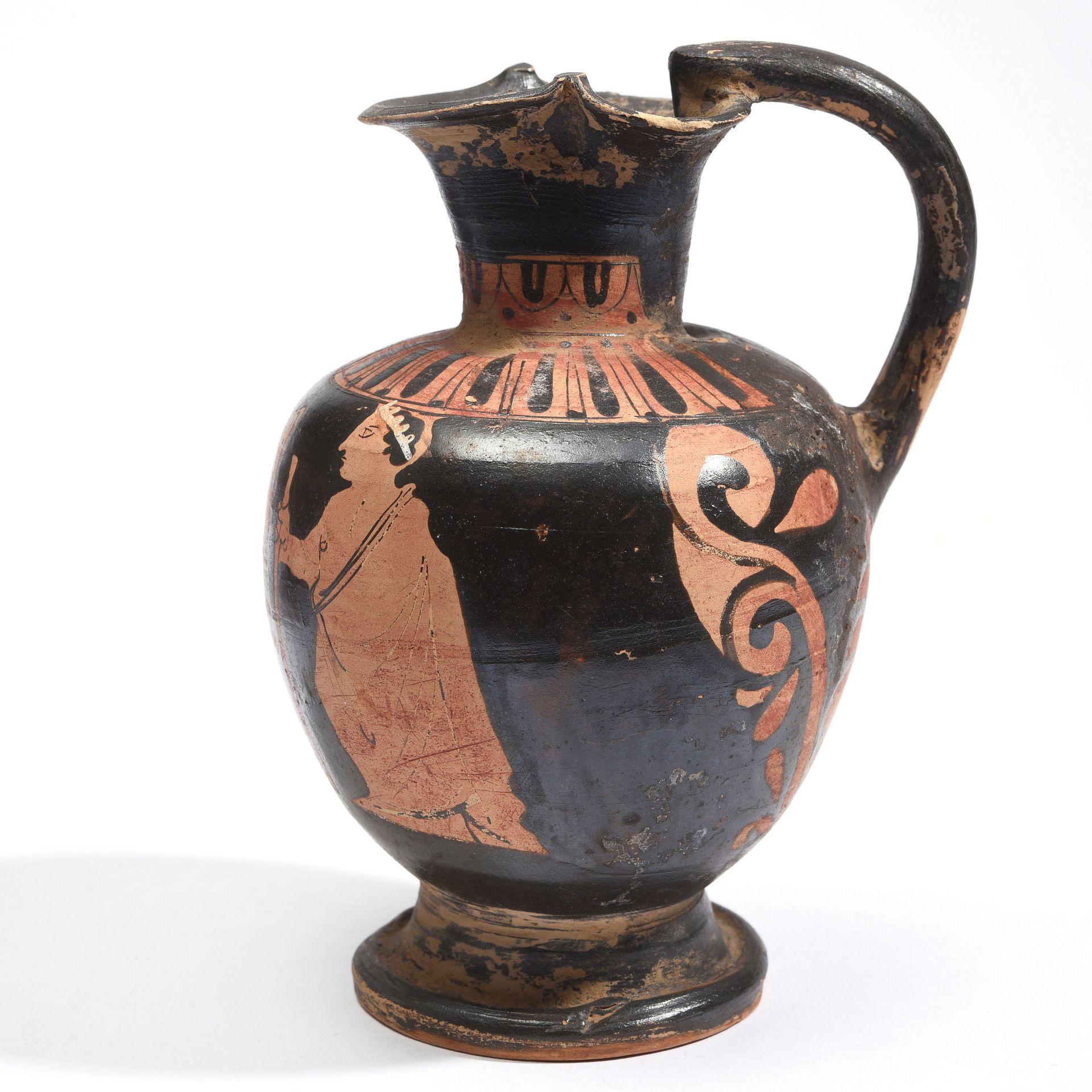 Null OENOCHOE WITH RED FIGURES

Magna Graecia, Apulian art, second half of the 4&hellip;