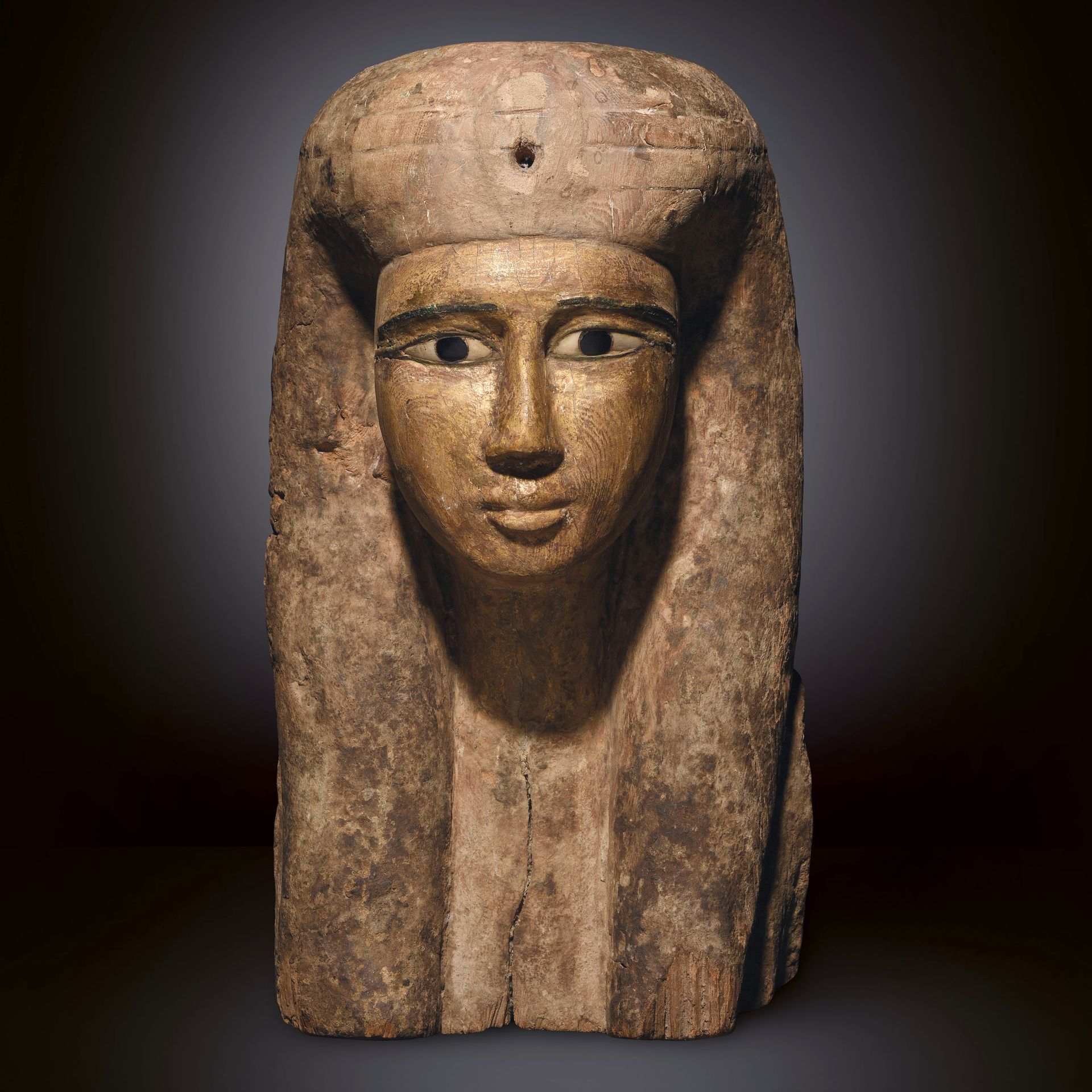 Null BÜSTE EINER KÖNIGIN

Ägypten, Ptolemäerzeit, 332-30 v. Chr.

Holz mit Spure&hellip;