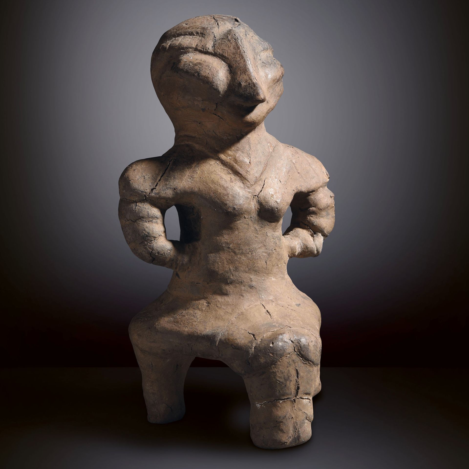 Null STEATOPYGE IDOL

Neolithic, Vinca Culture, c. 5000-4500 B.C.

Brown terraco&hellip;