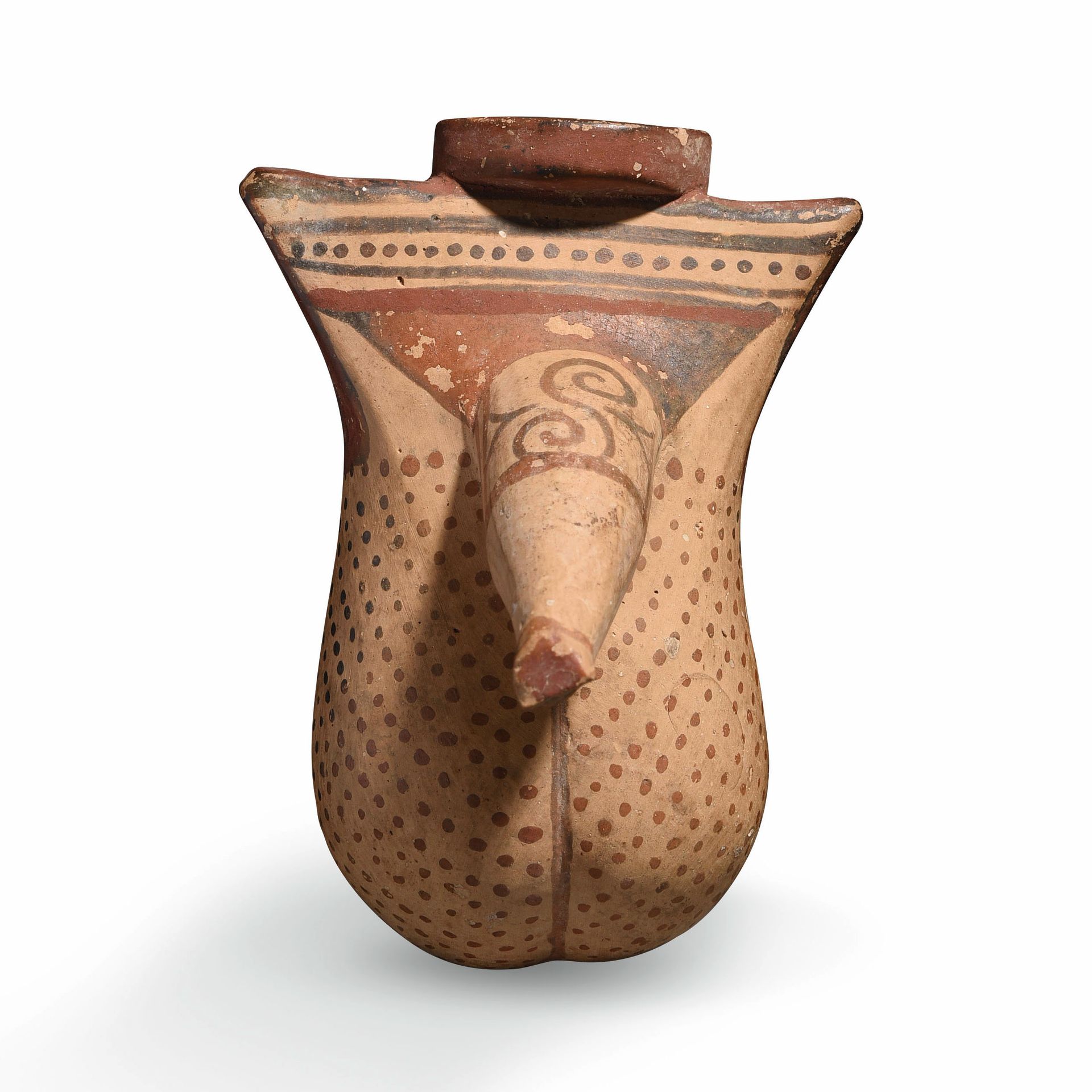 Null 阴阳师

科林斯，公元前6世纪的第二季度

陶器和涂料

高：7.6厘米



出处

前美国私人收藏，科罗拉多州M.B.，1980年代获得

欧洲私&hellip;