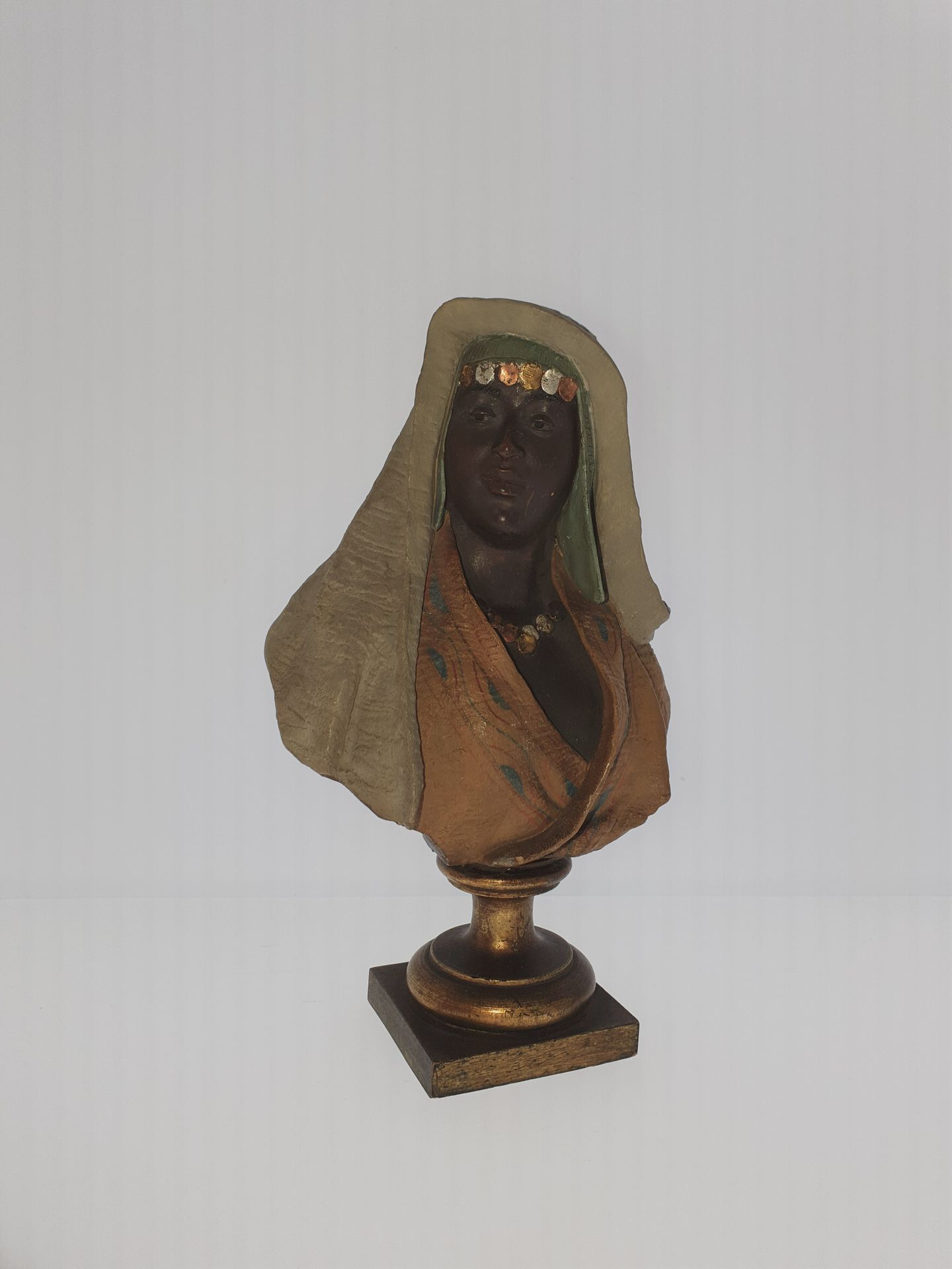 Null FRIEDRICH GOLDSCHEIDER (1845-1897)

Buste d’orientale en terre cuite polych&hellip;