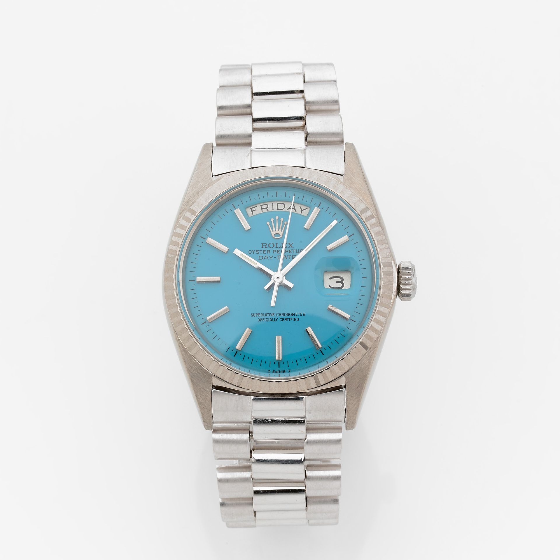 Null ROLEX OYSTER PERPETUAL DAY DATE

CIRCA 1967 REF. 1803 N° 1202199

Men's aut&hellip;