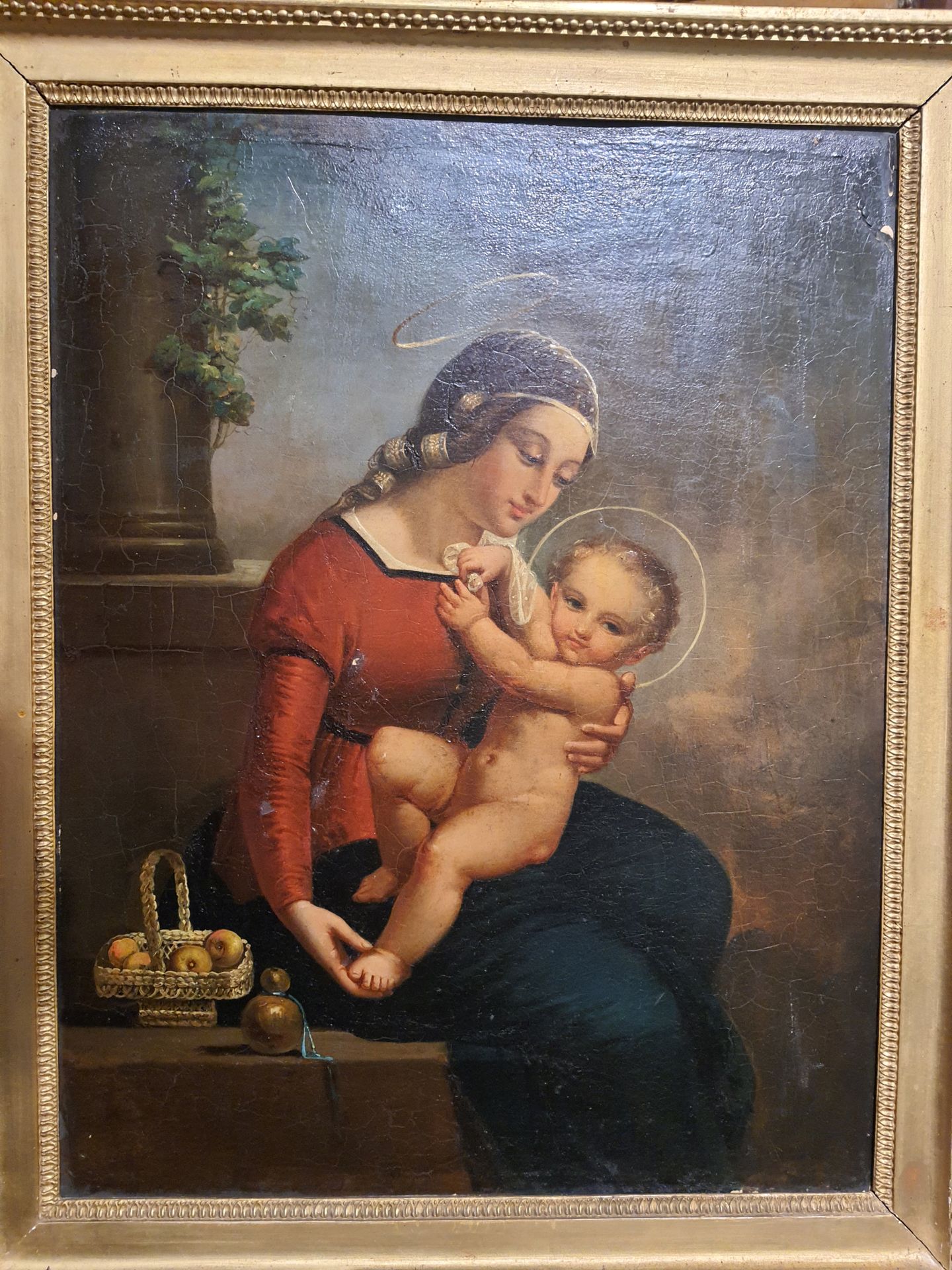 Null 19世纪的欧洲学校

圣母与圣婴

布面油画

62 x 48,5 cm