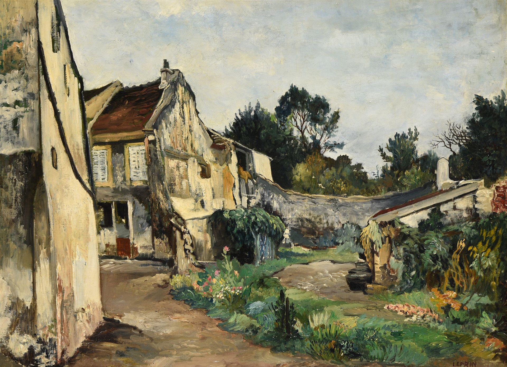 Null 马塞尔-弗朗索瓦-列宾(1891-1933)

巴黎的周边环境

布面油画

右下方有签名

60 x 80厘米