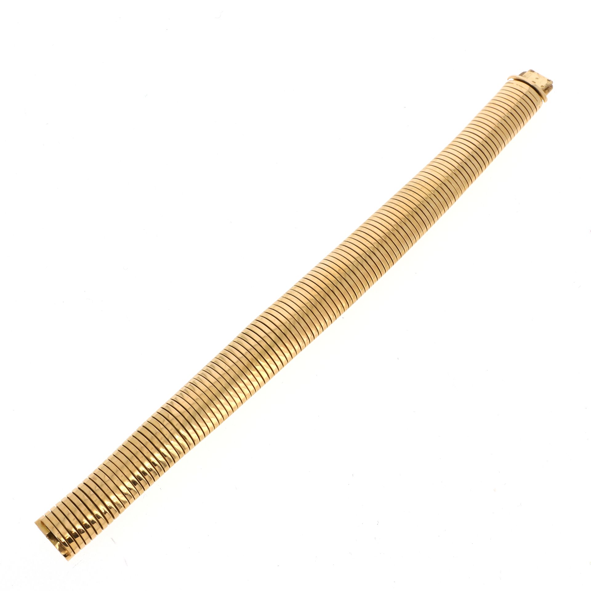 Null TUBOGAS-ARMBAND
aus gelbem Gold. 
Gewicht: 65,4 g. (18k - 750)
Ein 18k-Gold&hellip;