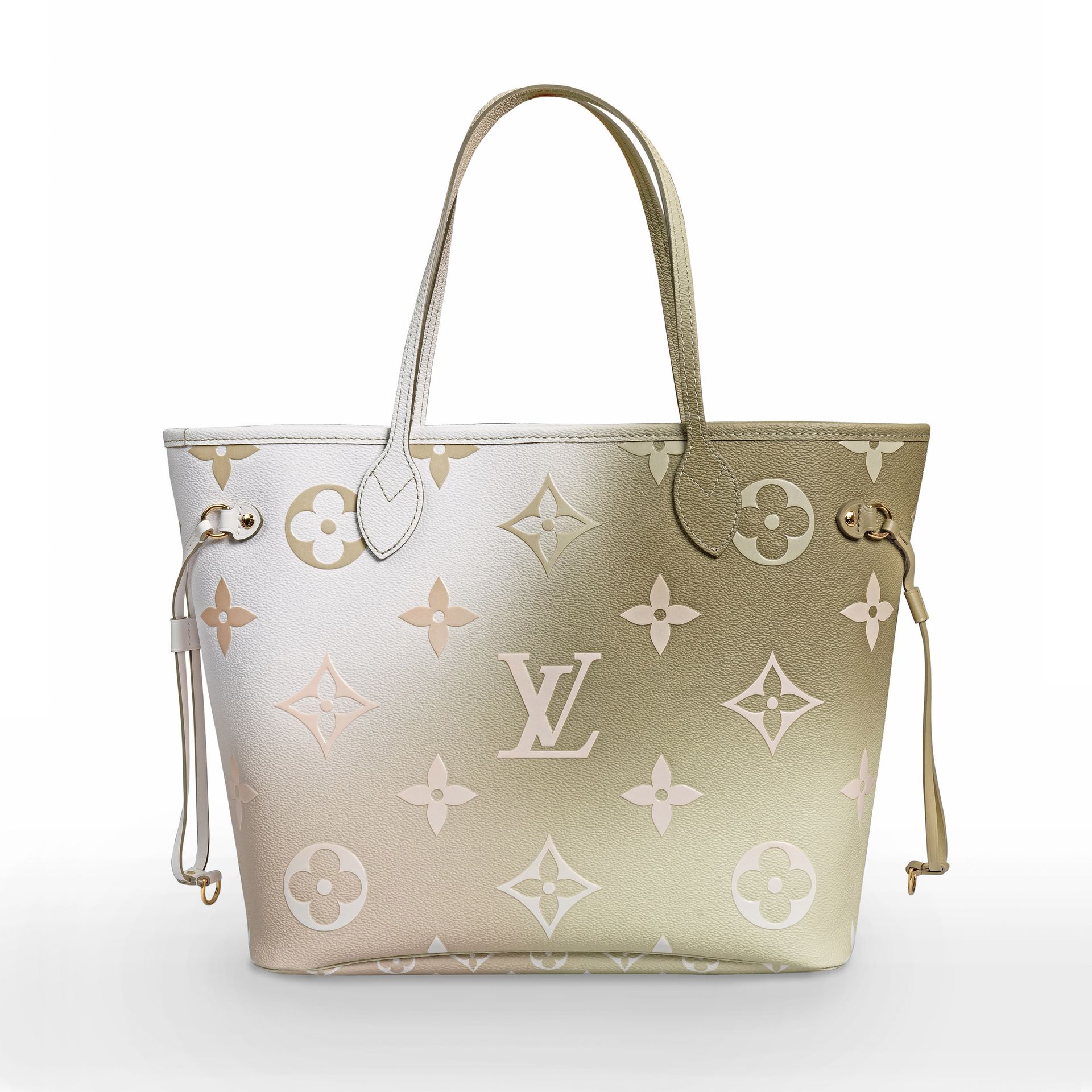 LOUIS VUITTON Neverfull bag in monogram coated canvas an…