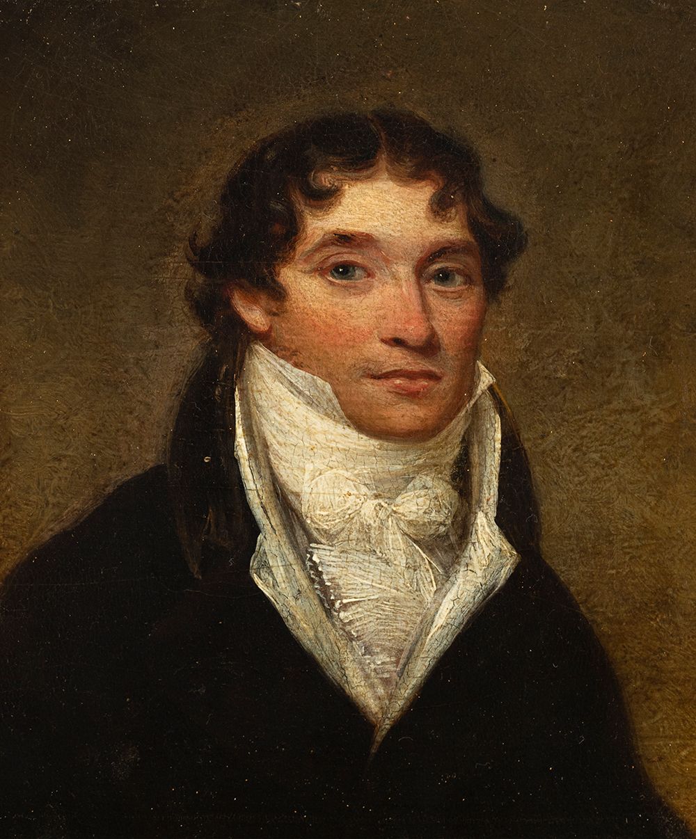 English school; circa 1810. "Portrait of a Gentleman, Oil on panel. Englische Sc&hellip;