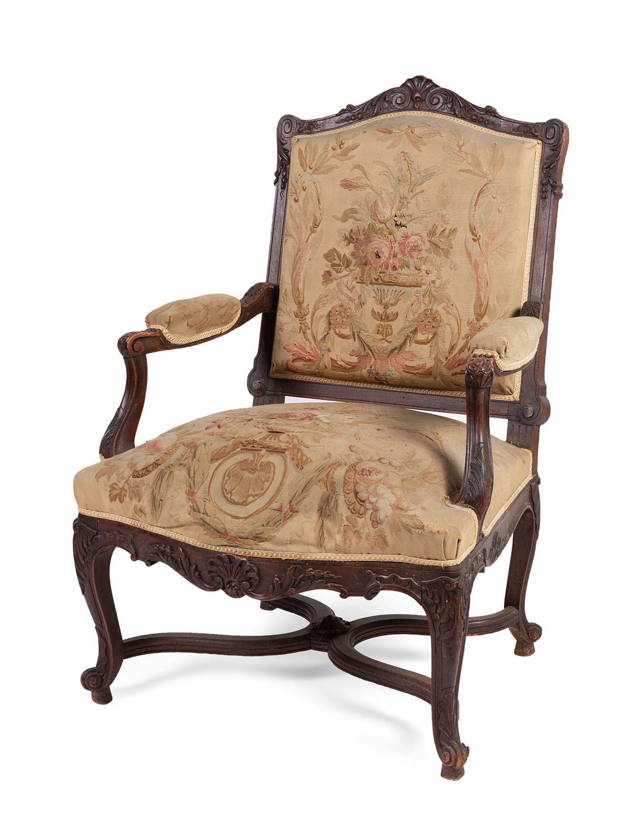 Regency style armchair. France, second half of the 19th century. 摄政时期的扶手椅。法国，19世&hellip;