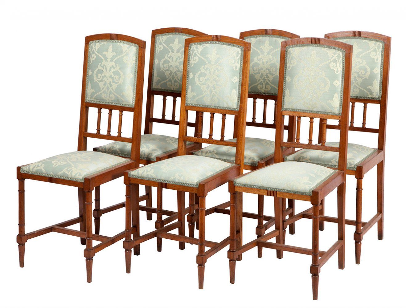 Set of six chairs from the Viennese Secession; Austria, around 1900. Conjunto de&hellip;