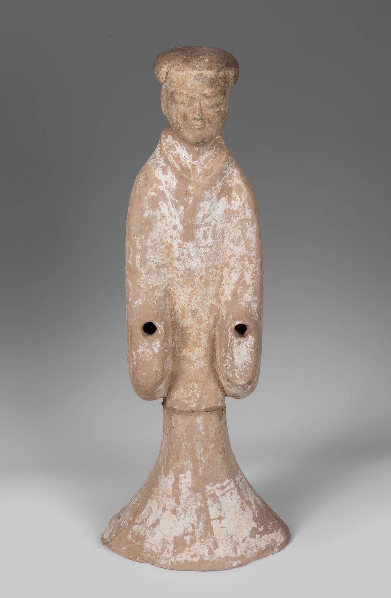 Null Court lady. China, Han Dynasty, 206 BC-220 AD.
Terracotta.
Size: 66 x 25 x &hellip;