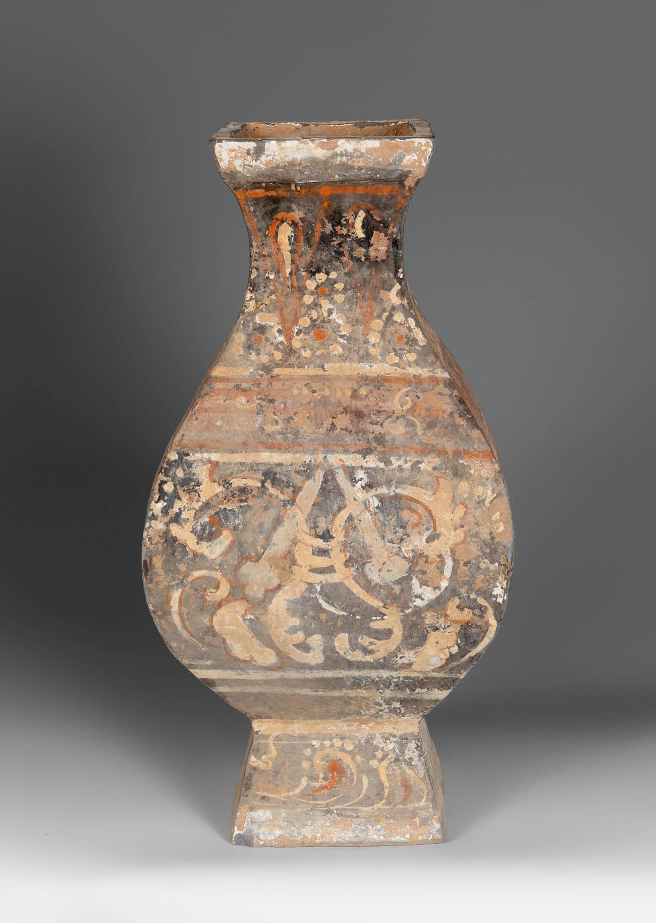 Null Vessel. China, Shang Dynasty, 1,600 BC-1,100 BC.
Decorated ceramic.
Size: 3&hellip;