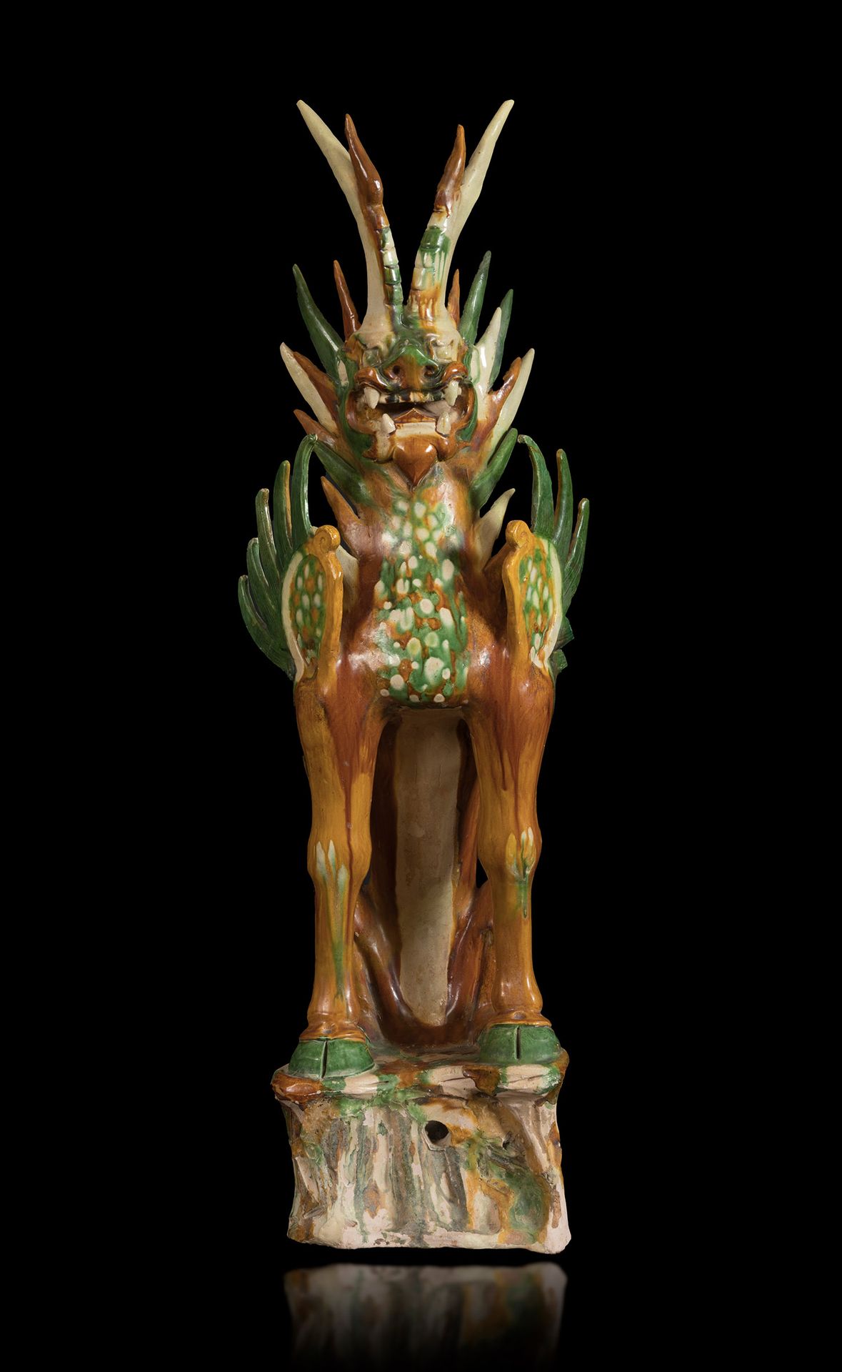 Null Guardian of the Sancai Temple. China, Tang Dynasty, AD 618-907.
Glazed terr&hellip;
