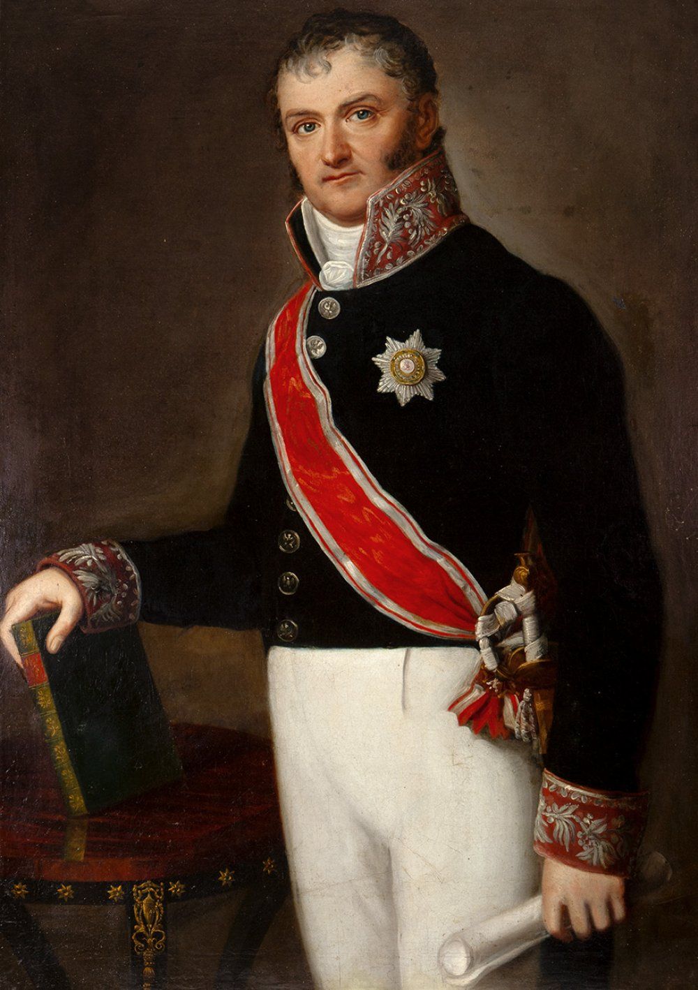 Null ANTONIO MARÍA ESQUIVEL Y SUÁREZ DE URBINA，（塞维利亚，1806年-马德里，1857年）。
"一位法国将军的肖&hellip;