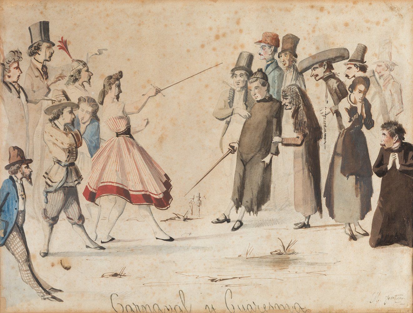 Null MARIANO FORTUNY MARSAL (Reus, Tarragone, 1838 - Rome, 1874).
"Carnaval et C&hellip;