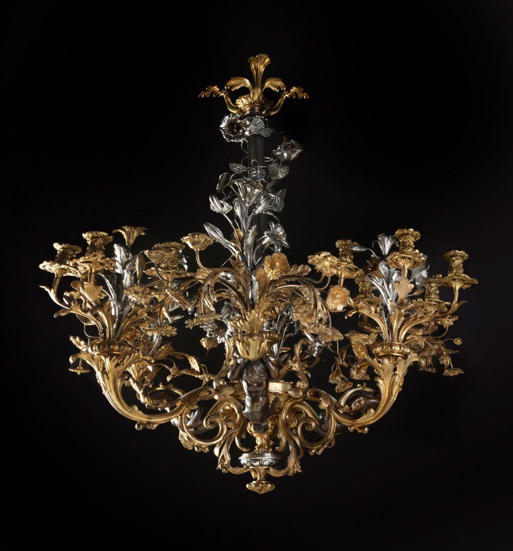 Null Large ceiling lamp. France, Napoleon III period, second half of the 19th ce&hellip;