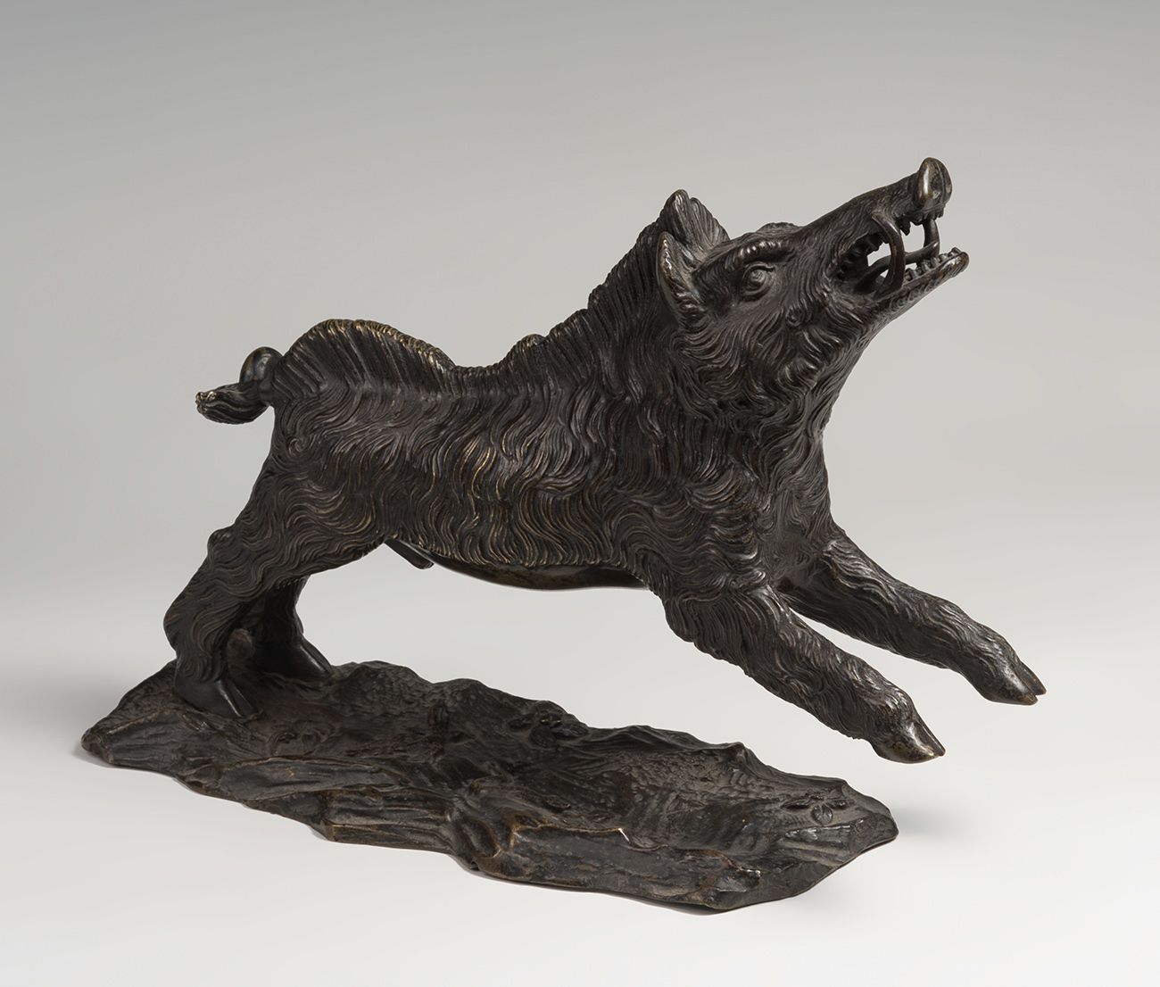 Null Attributed to GUILLAUME BERTHELOT (Paris, 1580-1648).
"Boar".
Bronze.
It po&hellip;