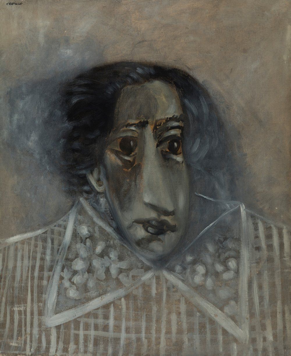 Null JORGE CASTILLO CASALDERREY (Pontevedra, 1933).
"Elena".
Oil on canvas.
Atta&hellip;