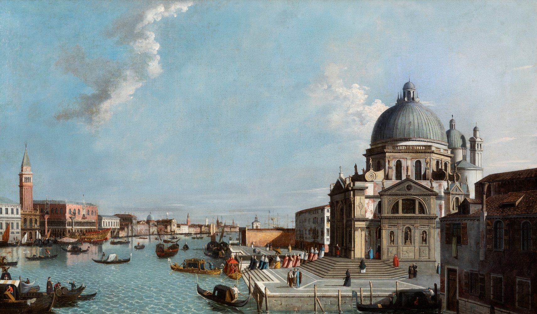 Null Attribuito a WILLIAM JAMES (Londra 1746-1771).
"Il Canal Grande di Venezia,&hellip;