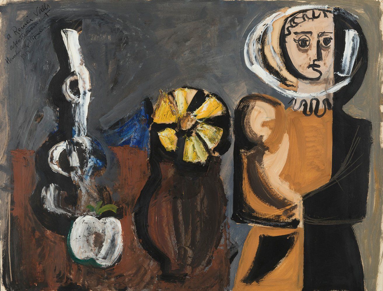 Null JOAN HERNÁNDEZ PIJUAN (Barcelona, 1931 - 2005).

Untitled, 1956.

Oil on pa&hellip;