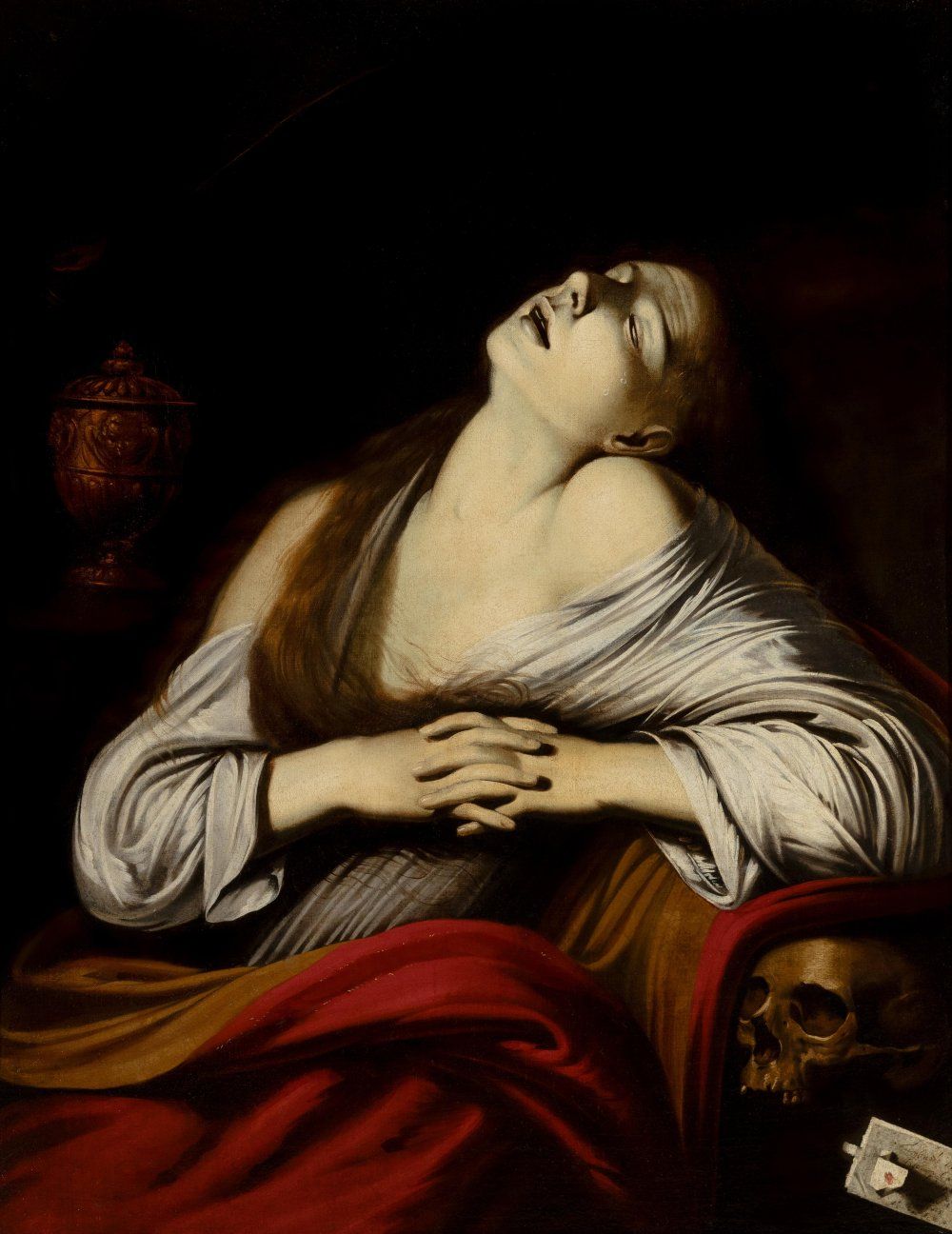 Null WYBRAND DE GEEST (Olanda, 1592 - 1661 circa).

"Maddalena in estasi". Dopo &hellip;