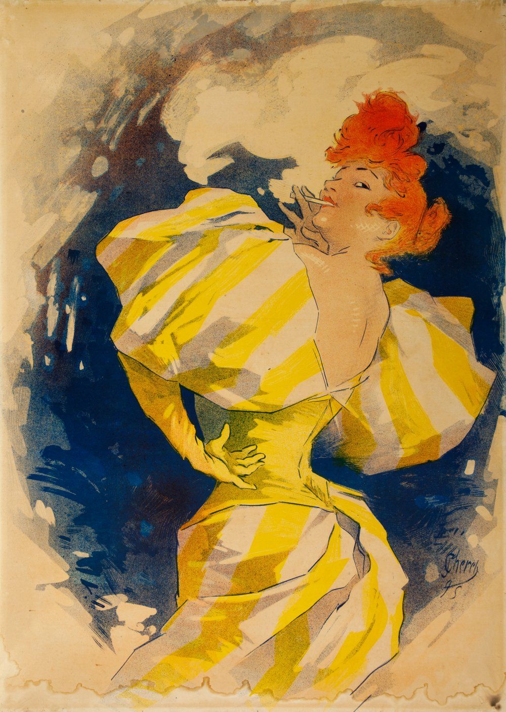 Null JULES CHÉRET (Paris, 1836 - 1932).

Sans titre, 1895. 

Affiche lithographi&hellip;