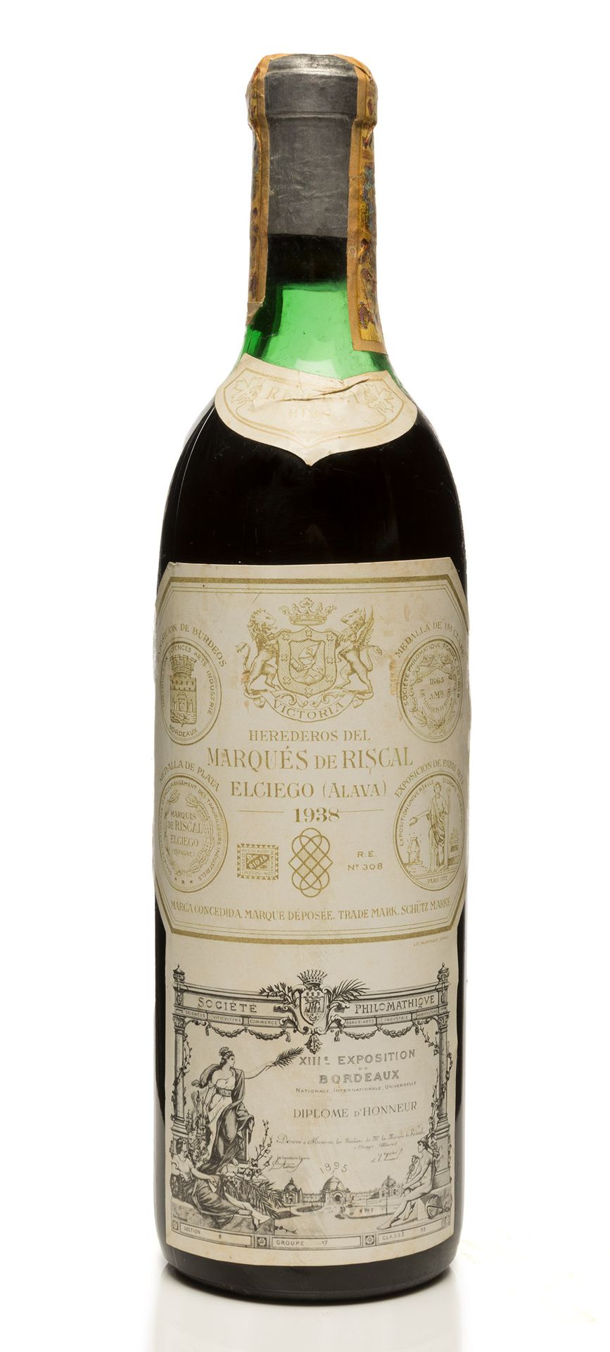 Null 1 bouteille de Marqués de Riscal, Reserva, 1938. Rioja. Espagne.

Vin rouge&hellip;
