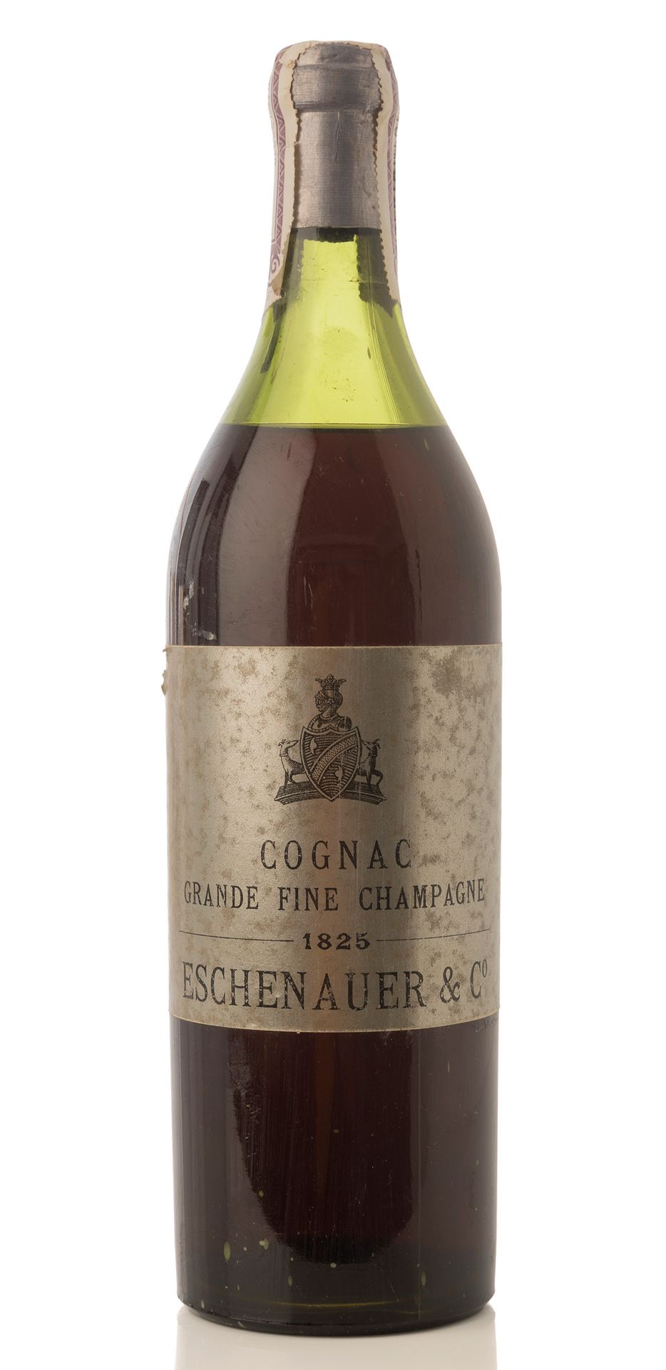 Null 1 bouteille de Grande Fine Champagne Eschenauer & Co, 1825. Bordeaux, Franc&hellip;