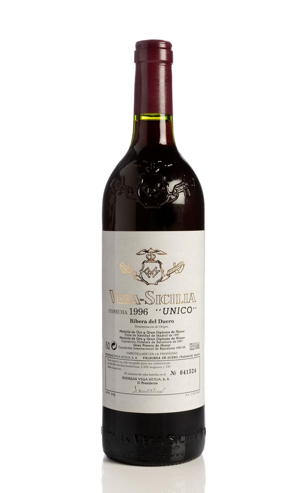Null 1 bouteille de Vega Sicilia "Unico" 1996. Ribera del Duero. Espagne. 

Vin &hellip;