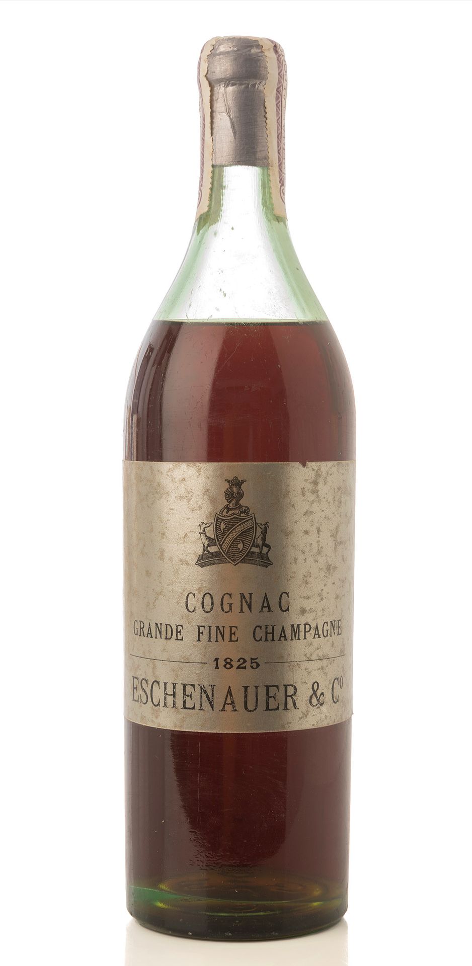 Null 1 bouteille de Grande Fine Champagne Eschenauer & Co, 1825. Bordeaux, Franc&hellip;